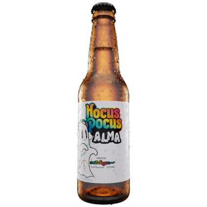 Cerveja Hocus Pocus Alma Oat Lager Garrafa 355ml Imagem de Cerveja Hocus Pocus Alma Oat Lager Garrafa 355ml