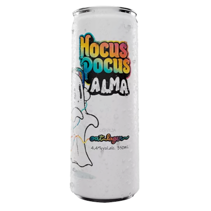 Cerveja Hocus Pocus Alma Oat Lager Lata 350ml Imagem de Cerveja Hocus Pocus Alma Oat Lager Lata 350ml