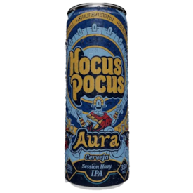 Cerveja Hocus Pocus Aura Session Hazy IPA Lata 350ml