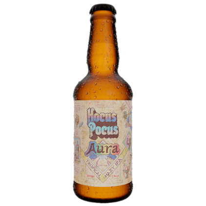 Cerveja Hocus Pocus Aura Tropical Hazy IPA Garrafa 500ml Imagem de Cerveja Hocus Pocus Aura Tropical Hazy IPA Garrafa 500ml
