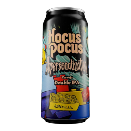 Cerveja Hocus Pocus Depersonalization Double IPA Lata 473ML Imagem de Cerveja Hocus Pocus Depersonalization Double IPA Lata 473ML