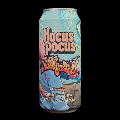Cerveja Hocus Pocus Derealization West Coast IPA SMaSH Lata 473ml