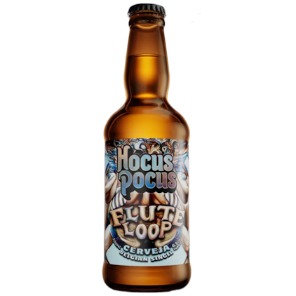 Cerveja Hocus Pocus Flute Loop Belgian Ale Garrafa 500ml (Pré- Venda) Imagem de Cerveja Hocus Pocus Flute Loop Belgian Ale Garrafa 500ml (Pré- Venda)