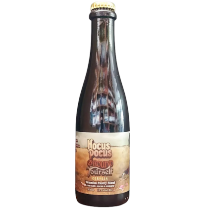 Imagem de Cerveja Hocus Pocus Ground Yourself Tiramisu Pastry Stout Garrafa 375ml (Pré- Venda)