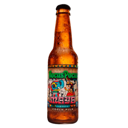 Cerveja Hocus Pocus Maya Czech Pils Garrafa 355ml Imagem de Cerveja Hocus Pocus Maya Czech Pils Garrafa 355ml