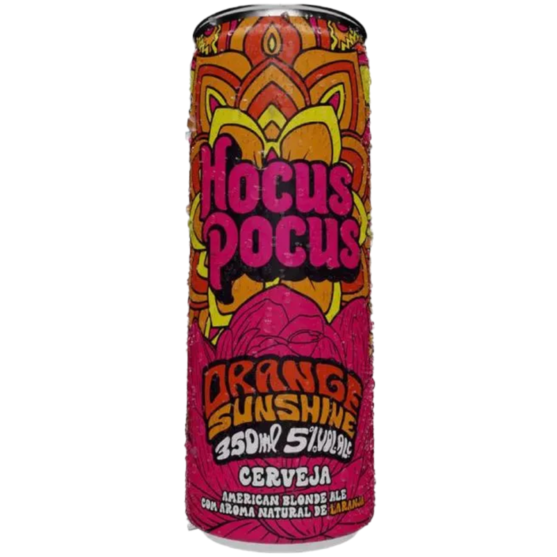 Cerveja Hocus Pocus Orange Sunshine Blonde Ale Lata 350ml