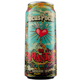 Cerveja Hocus Pocus Os Amantes Session IPA Lata 473ml