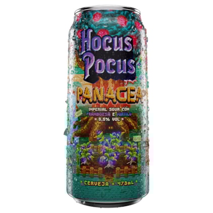 Cerveja Hocus Pocus Panacea Imperial Sour Framboesa e Mirtilo Lata 473ml (Pré-Venda)