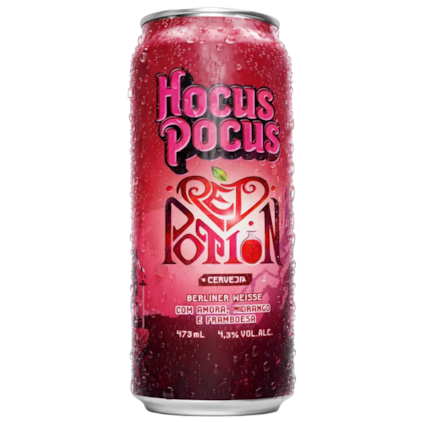 Cerveja Hocus Pocus Red Potion Berliner Weisse Lata 473ml