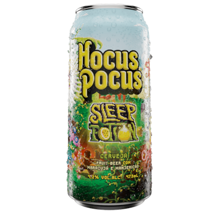 Cerveja Hocus Pocus Sleep Potion Fruit Beer Lata 473ml Imagem de Cerveja Hocus Pocus Sleep Potion Fruit Beer Lata 473ml