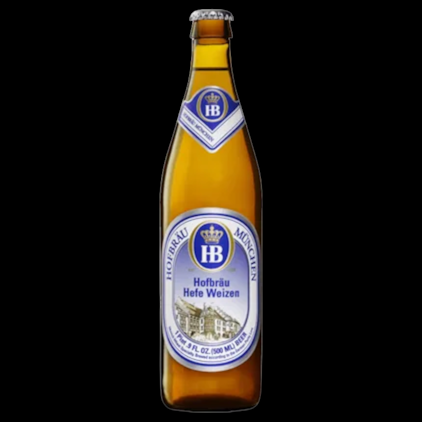 Cerveja Hofbrau Hefe Weizen Garrafa 500ml