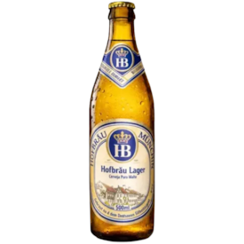 Cerveja Hofbrau Munchen Lager Garrafa 500ml