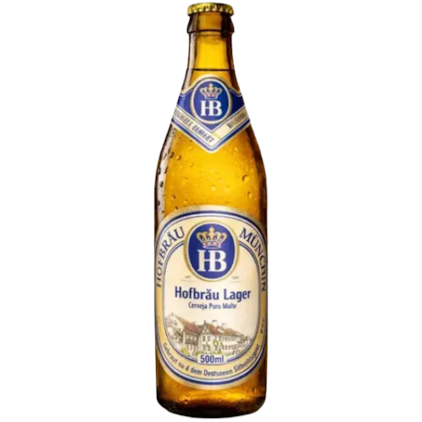 Cerveja Hofbrau Munchen Lager Garrafa 500ml