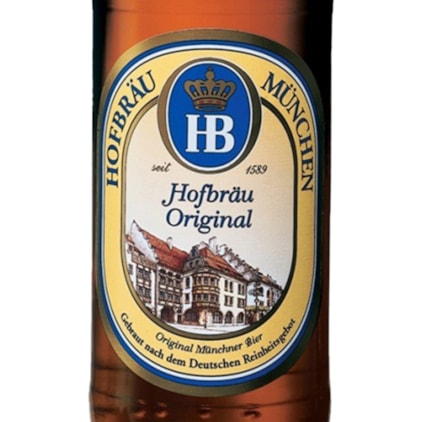 Cerveja Hofbrau Original Garrafa 500ml Imagem de Cerveja Hofbrau Original Garrafa 500ml