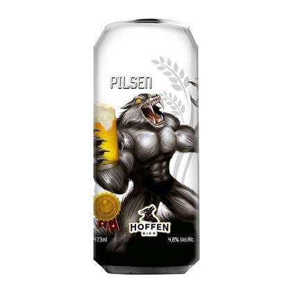 Cerveja Hoffen Bier Golden Eye Pilsen Lata 473ml