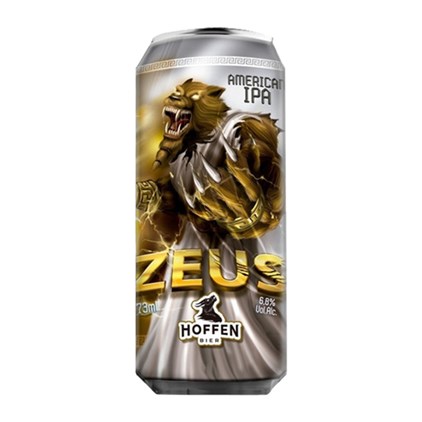 Cerveja Hoffen Bier Zeus American IPA Lata 473ml