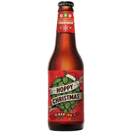 Cerveja Hoppy Christmas Red IPA Garrafa 355ml