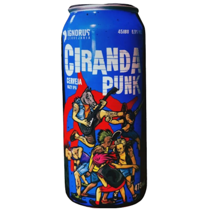 Cerveja Ignorus Ciranda Punk Hazy IPA Lata 473ml Imagem de Cerveja Ignorus Ciranda Punk Hazy IPA Lata 473ml