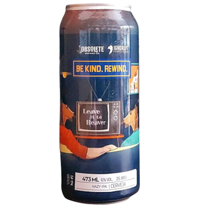 Cerveja Ignorus Leave It To Beaver Hazy IPA Lata 473ml Imagem de Cerveja Ignorus Leave It To Beaver Hazy IPA Lata 473ml