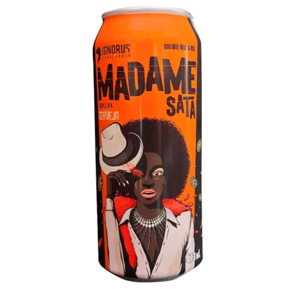 Cerveja Ignorus Madame Satã Triple IPA Lata 473ml Imagem de Cerveja Ignorus Madame Satã Triple IPA Lata 473ml