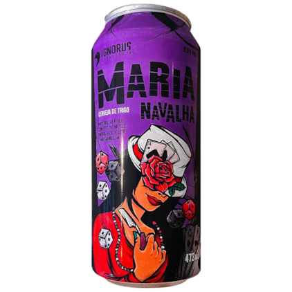 Cerveja Ignorus Maria Navalha Imperial Sour Ale Lata 473ml Imagem de Cerveja Ignorus Maria Navalha Imperial Sour Ale Lata 473ml