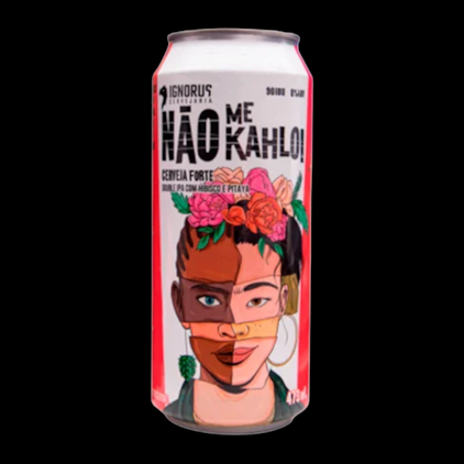 Cerveja Ignorus Não Me Kahlo! Double IPA Com Hibisco e Pitaya Lata 473ml