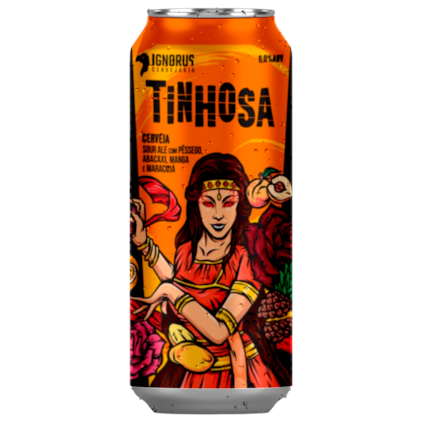 Cerveja Ignorus Tinhosa Sour Ale Lata 473ml Imagem de Cerveja Ignorus Tinhosa Sour Ale Lata 473ml