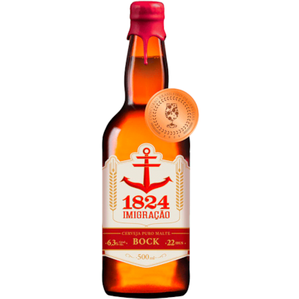 Cerveja Imigração Bock Garrafa 500ml Imagem de Cerveja Imigração Bock Garrafa 500ml