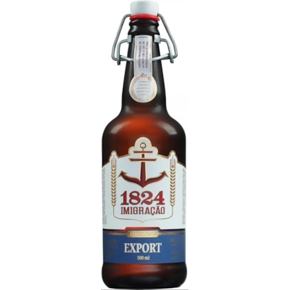 Cerveja Imigração Export Garrafa 500ml Imagem de Cerveja Imigração Export Garrafa 500ml