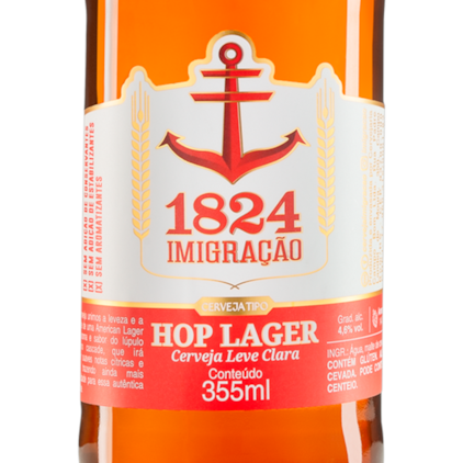 Cerveja Imigração Hop Lager Garrafa 355ml Imagem de Cerveja Imigração Hop Lager Garrafa 355ml