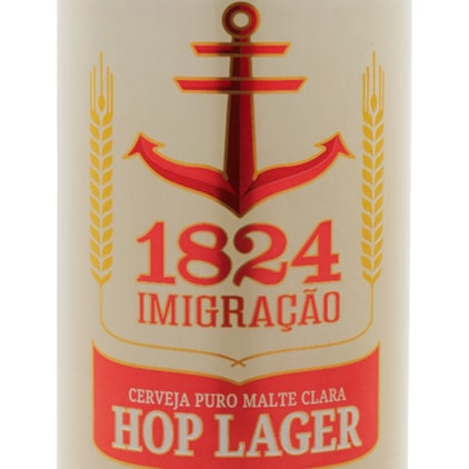 Cerveja Imigração Hop Lager Lata 350ml Imagem de Cerveja Imigração Hop Lager Lata 350ml