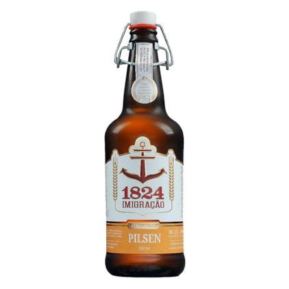 Cerveja Imigração Pilsen Garrafa 500ml Imagem de Cerveja Imigração Pilsen Garrafa 500ml