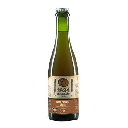 Cerveja Imigração Sour Wood Cachaça Lambic Garrafa 375ml Imagem de Cerveja Imigração Sour Wood Cachaça Lambic Garrafa 375ml