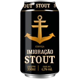 Cerveja Imigração Stout Lata 350ml