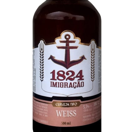 Cerveja Imigração Weiss Garrafa 500ml Imagem de Cerveja Imigração Weiss Garrafa 500ml