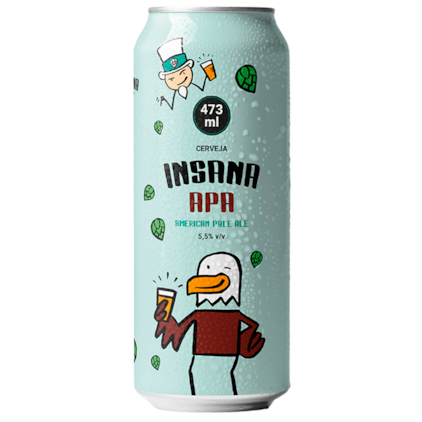 Cerveja Insana APA Lata 473ML Imagem de Cerveja Insana APA Lata 473ML