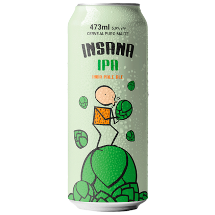 Imagem de Cerveja Insana IPA Lata 473ML