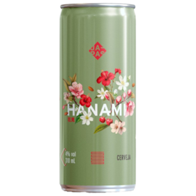 Cerveja Japas Hanami Sour Ale Cereja, Hibisco e Jasmin 310ml
