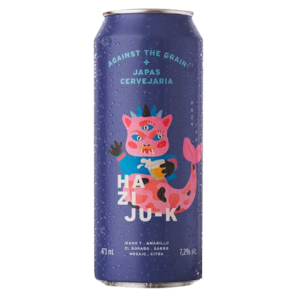 Cerveja Japas Haziju-K Hazy IPA Lata 473ml Imagem de Cerveja Japas Haziju-K Hazy IPA Lata 473ml