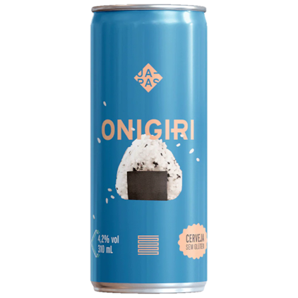 Cerveja Japas Internacional Pale Lager Onigiri Sem Glutén 310ml Imagem de Cerveja Japas Internacional Pale Lager Onigiri Sem Glutén 310ml