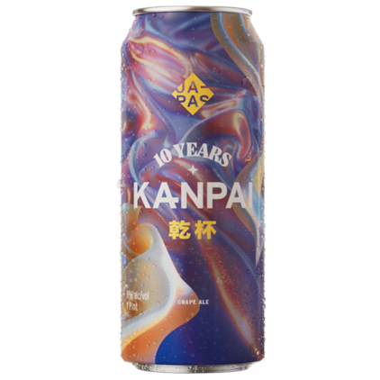 Cerveja Japas Kanpai Grape Fruit Bier Lata 473ml Imagem de Cerveja Japas Kanpai Grape Fruit Bier Lata 473ml