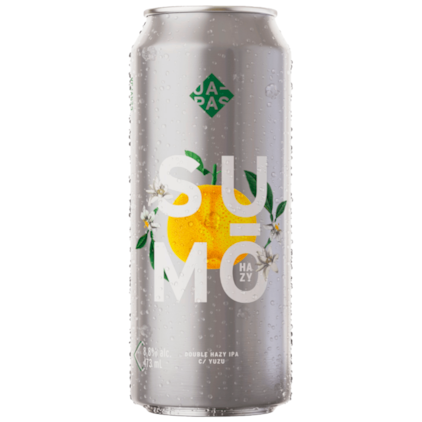 Cerveja Japas Sumô Double Hazy IPA Lata 473ml Imagem de Cerveja Japas Sumô Double Hazy IPA Lata 473ml