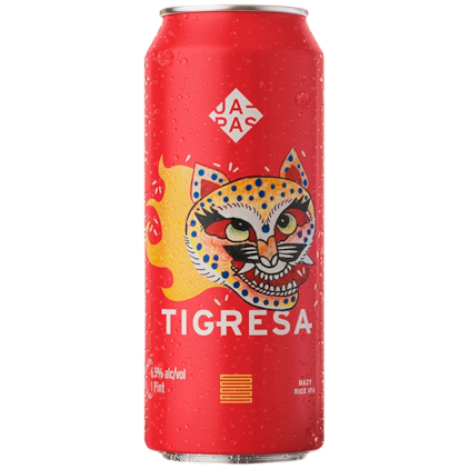 Cerveja Japas Tigresa New England IPA Lata 473ml Imagem de Cerveja Japas Tigresa New England IPA Lata 473ml