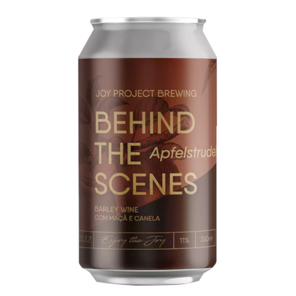 Cerveja Joy Behind The Scenes Apfelstrudel Barley Wine Lata 350ml Imagem de Cerveja Joy Behind The Scenes Apfelstrudel Barley Wine Lata 350ml