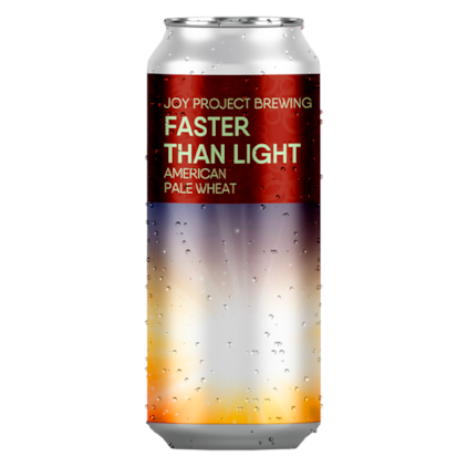 Cerveja Joy Faster Than Light American Pale Wheat Lata 473ml Imagem de Cerveja Joy Faster Than Light American Pale Wheat Lata 473ml