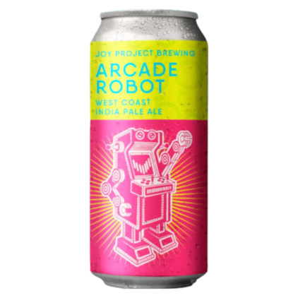 Cerveja Joy Project Arcade Robot West Coast IPA Lata 473ml Imagem de Cerveja Joy Project Arcade Robot West Coast IPA Lata 473ml