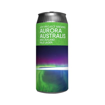 Cerveja Joy Project Brewing Aurora Australis New Zealand Pale Lager Lata 473ml