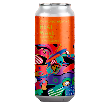 Cerveja Joy Project Brewing Heat Wave American IPA Lata 473ml Imagem de Cerveja Joy Project Brewing Heat Wave American IPA Lata 473ml