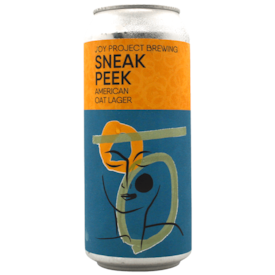 Cerveja Joy Project Brewing Sneak Peek American Oat Lager Lata 473ml