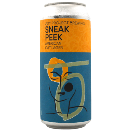 Cerveja Joy Project Brewing Sneak Peek American Oat Lager Lata 473ml Imagem de Cerveja Joy Project Brewing Sneak Peek American Oat Lager Lata 473ml